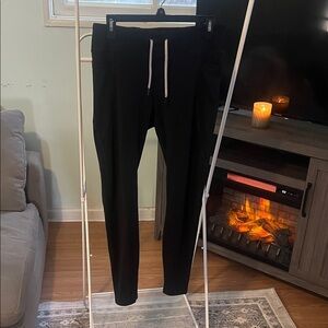 90 Degree By Reflex Black Leggings With Front Tie